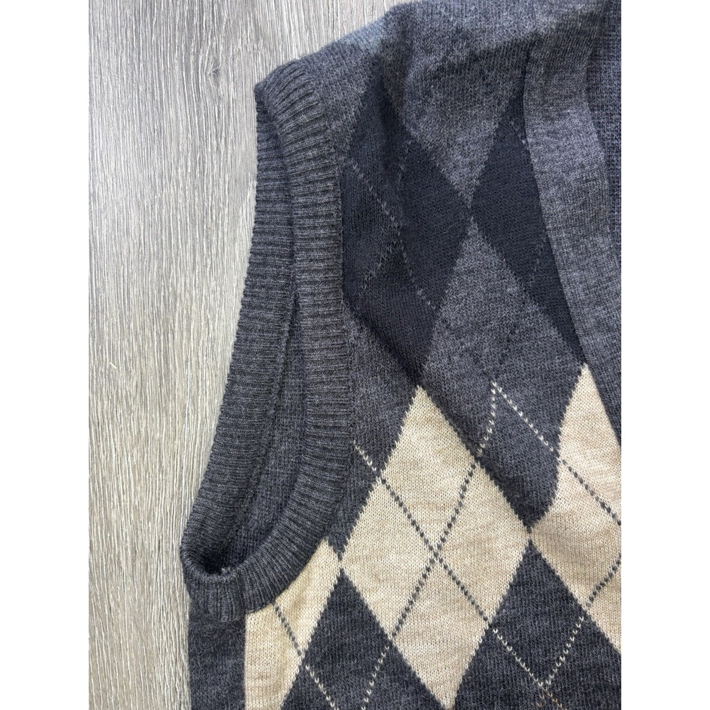 Kenneth Roberts Sweater Vest Mens Large‎  Wool Blend Made in Italy - Picture 7 of 10